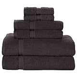 Contemporary Home 6-pc. Towel Set - Ebony