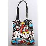 Loop Design The Mickey's a Tagger Ruffle Tote,Bags (Handbags Totes) for Women by 