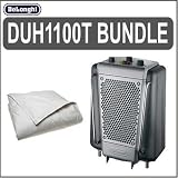 Delonghi (DUH1100T) Step Up Utility Heater Plus Blue Ridge Trading (I4FIQXNFLQ) Feather & Down Comforter Full/Queen Size