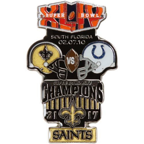 New Orleans Saints Super Bowl XLIV Collectors Pin