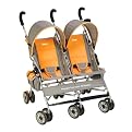 Jeep Wrangler Twin Sport All-Weather Umbrella Stroller in Fierce