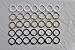 Urbanest Solid Metal Window Drapery Curtain Panel Ring with Eyelet, 1.5