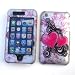 Apple iPhone 3G & 3GS AT&T Rubberized Snap-on Protector Hard Case Image Cover "Sweethearts" Design