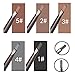 Bodermin 1 Pcs Women Lady Waterproof Longlasting Eyebrow Pencil Eye Brow Liner Pen Powder Shapper Makeup Beauty Tool (dark brown)