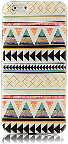 CMGOODS iPhone 6 Case, iPhone 6 (4.7'') Case - MOLLYCOOCLE Fashion Style Colorful Painted Tribal Pattern TPU Soft White Cover Case for iPhone 6 4.7''(White Tribal Pattern)