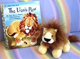 Small Plush Lion WITH The Lion's Paw Little Golden Book (Toy and Book Combo)
