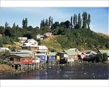 Photographic Prints of Palafitos, Castro, Chiloe Island, Chile, South Amrica from Robert Harding