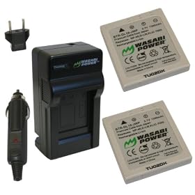 Wasabi Power Battery and Charger Kit for Fujifilm NP-40, NP-40N and FinePix F402, F403, F420, F455, F460, F470, F480, F610, F650, F700, F710, F810, F811, J50, V10, Z1, Z2, Z3, Z5fd