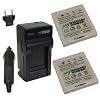Wasabi Power Battery and Charger Kit for Pentax Optio D-LI8, D-L18, A10, A20, A30, A36, A40, E65, L20, S, S4, S4i, S5i, S5n, S5z, S6, S7, SV, SVi, T10, T20, W10, W20, WP, WPi, X