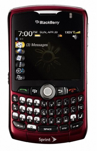 BlackBerry Curve 8330 Smartphone, Red (Sprint)