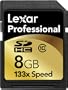 Lexar 8GB Professional 133x SDHC