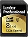 Lexar 133X SDHC Secure Digital Professional 8192 MB