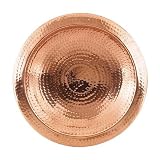 Achla Designs Hammered Copper Bowl with Rim