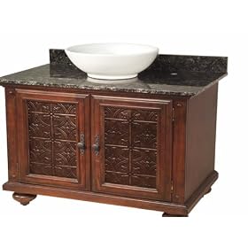 Westport Bay 2500-3600-1005C 36-Inch Vanity with Copper Doors, Nicholas