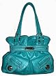 Kathy Van Zeeland Purse Handbag Ocean Lady Loop Belt Shopper