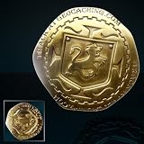 Pieces of Eight Doubloon Geocoin - Antique Bronze