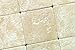Durango Cream 4X4 Travertine Tumbled Tile - 4 pcs. Sample Set