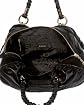 Ruched Leather Satchel Product Image