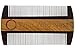 Beard Comb Pocket-size - Buffalo Horn and Sandalwood - No Static or Snagging - Handmade for Beard and Mustache, 100% Natural, for Long and Short Hair - Premium Quality
