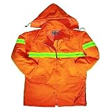 Snap N Wear Orange Safety Parka (Jacket) 9000-IT