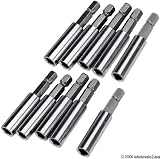 10pc Magnetic Bits for Dewalt & Makita Cordless Drill