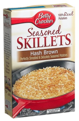 Betty Crocker Seasoned Skillets, Hash Brown, 5.2ounce boxes (Pack of 12)