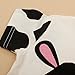 Bebone Baby Infat Toddler Cotton Animal Cartoon Romper Jumpsuit with Hat (3-6M, Panda)