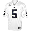 adidas Notre Dame Fighting Irish #5 Youth White Replica Football Jersey
