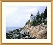 Maine's Bass Head Light Photograph - Beautiful approx. 25"x29" Framed & Matted Photographic Print by Carol M. Highsmith