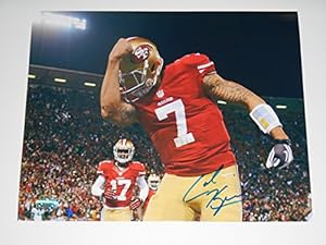 Colin Kaepernick San Francisco 49ers Navada Signed Autographed 8x10 Photo Authentic Certified Coa