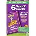 Annie's Homegrown Cheddar Bunnies Baked Crackers, 1-Ounce Snack Packs in 6-Count Boxes (Pack of 6)