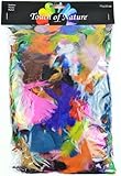 Touch of Nature 4 to 6-Inch Feather Value Pack for Arts and Crafts, 71gm, Assorted Color Mix