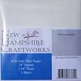 Kiln Safe Fiber Paper - 24" Square - 1/16" Thick - Perfect For Fused and Slumped Glass Kiln Firing