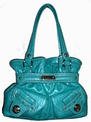 Kathy Van Zeeland Purse Handbag Ocean Lady Loop Belt Shopper