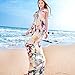 GERINLY Chiffon Sarong Wrap: Pastel Romantic Blooms Print Oversize Beach Cover Up