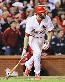 Lance Berkman Autographed St. Louis Cardinals 16x20 Photo TRISTAR