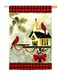 Regular Sized Flag Christmas In The Garden [Kitchen]