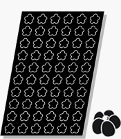 Childrens Toyshop  Kitchen & Housewares : Flexipan .33 oz Mini-Charlottes 1 3/8 X 5/8, 60/sheet (Quantity Discount, 5 or more:89.95)