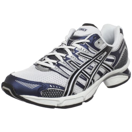 ASICS Men's GEL-Fluent 3 Running Shoe,White/Onyx/Navy,14 M US