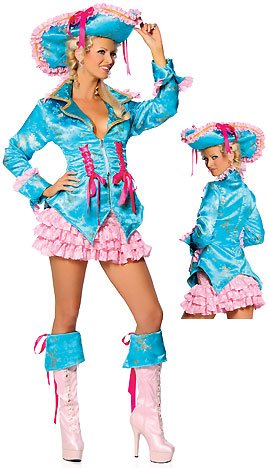 Carribean Captain Costume Lingerie