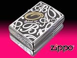 Zippoレギュラー*ブラッドタイプ O*スワロフスキー入＆両面柄