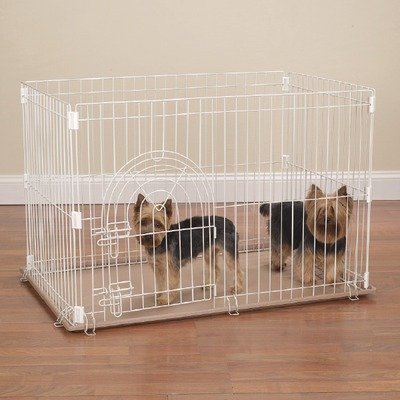 Suite Retreat Pet Pen in Ivory Size: Medium (22