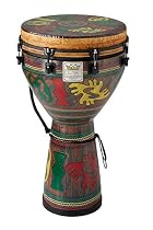 Remo African Collection DJ-0012-24 24" x 12" Leon Mobley Key-Tuned Djembe -