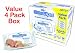 DermaH2O WaterWipes (4 Packs of 60 Baby Wipes)