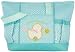 Baby Diaper Bag Teal and White Polka Dot Duckie Great For Gifts