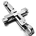 INBLUE Men's Stainless Steel Pendant Necklace Silver Tone Cross -with 23 inch Chain