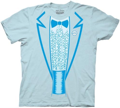 Dumb Dumber Tuxedo Tux Costume Light Blue T-Shirt Tee