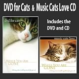 DVD For Cats + Music Cats Love CD: DVD/CD SET (While You Are Gone) Cat Music Cat DVD