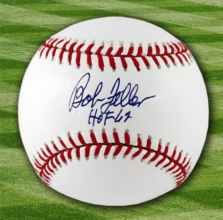 Bob Feller Cleveland Indians Autographed/Hand Signed Baseball