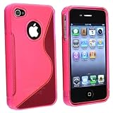 PINK TPU CASE BUMPER FOR Version Apple® iPhone® 4 4G iPhone® 4S - AT&T, Sprint, Version 16GB 32GB 64GB